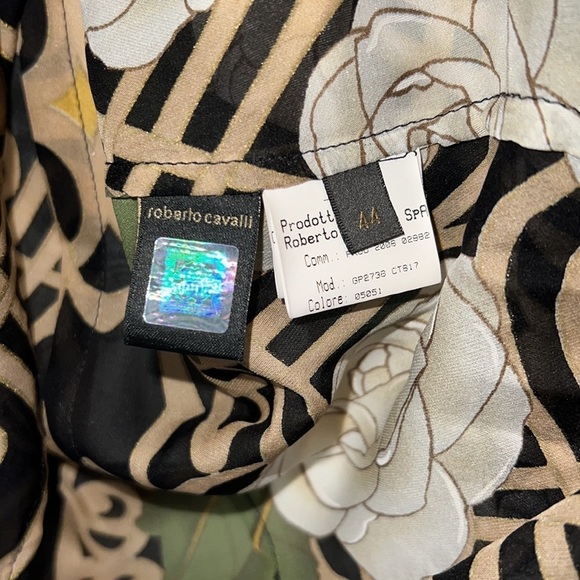 2006 Vintage Cavalli Roberto Cavalli Silk Blouse Size 44​ - Picture 6 of 8